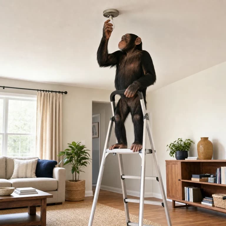 Chimp lightbulb